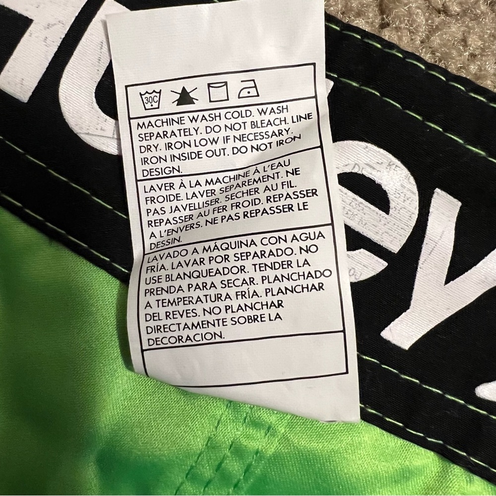 Hurley Green Board shorts 32 MB04OA3 - Picture 7 of 9